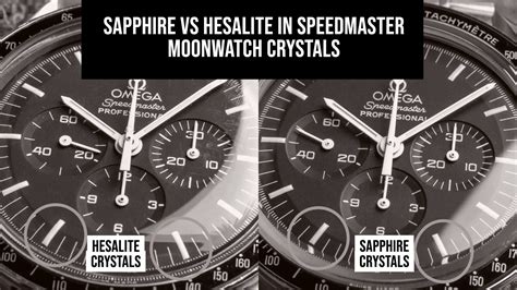 omega moon watch hesalite vs sapphire|hesalite hardness.